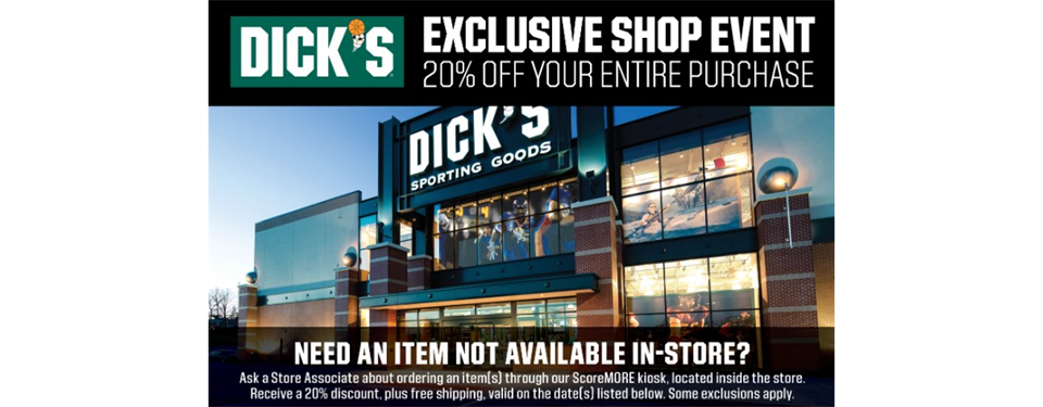 Winter DICK'S Sporting Goods Coupon